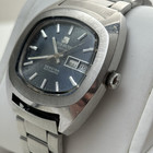 Broken Vintage Tissot Seastar Automatic Watch Men s Day-date Swiss Blue Dial