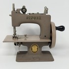 Vintage Singer Sew Handy Model 20 Child Size Sewing Machine Beige W  Box