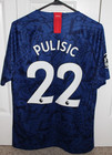 2019 2020 Christain Pulisic 22 Chelsea Fc Jersey With Champions League Patch 