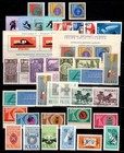 Poland  Polska Sc 969 1026  1961 Collection   30  Stamps   Two Sheets Mint Nh Og