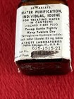 Us Military Korean War Abbott Laboratories Halazone Water Purification Tablets