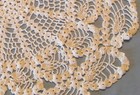 Vintage 12 Inch  Hand Crocheted Round Centerpiece Doily 