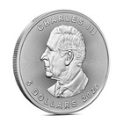 1 Oz 2025 Canada Silver The Maple Leaf  bu  For Collection