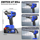 2000nm 1 2  Cordless Impact Wrench High Torque Brushless Drill W 6 0ah Battery