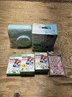 Fujifilm Instax Mini 9 Instant Camera Ice Blue 50 Film Sheets  Case Included