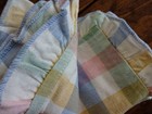 The Farmhouse 6pc Pastel Check Ruffled Easter Spring Napkins Rachel Ashwell