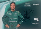      Sebastian Vettel  -  Aston Martin mercedes  -  Signed  -  F1       6x4 Card