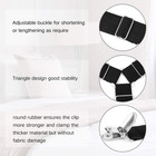 Bed Sheet Fasteners  4 Pcs Adjustable Triangle Elastic Suspenders Gripper Holder