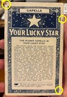 Fortune Telling Card Antares Capella Astrology Lucky Star Carnival Side Show Vtg