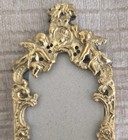 Antique Victorian Cast Bronze Single Photo Frame Circa 1900