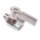 304 Stainless Steel Mini Ball Valve With Handle Female X Male Npt Thread 1 4  