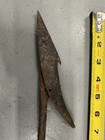 19th C Forged Iron Whaling Harpoon 31    Winged Head Maritime Primitive