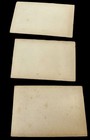 Lot Of 3 Antique Dutch Street   Canal Miniature Photo Views 1900