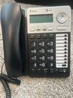 At t Black 2-line Speakerphone W  Caller Id   Call Waiting Ml17929 W  Adapter