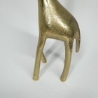 Brass Giraffe Figurine 9  Tall Sculpture Mcm