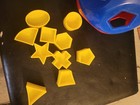 Vintage 80   s Tupperware Blue   Red Shape O Ball Toy Sorter W  All 10 Complete