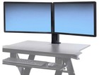 Ergotron Workfit Dual Monitor Kit - Desk Mount For Workfit Desk Models