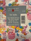 Vtg Popples Gift Wrapping Paper  Forget Me Not  American Greetings  30 X 40   