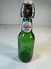 Grolsch Premium Lager Beer Green Bottle Swing Top Labeled Empty Holland