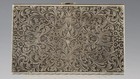 Antique Italian  800 Silver Engraved Floral Cigarette Case 220g 7 07 Ozt