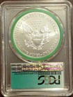 2014 American Silver Eagle  1 Pcgs Ms69 Green Label From Sealed Us Mint Box