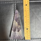 Amethyst Polished Crystal Healing Point Tower Purple   White Approx  5in