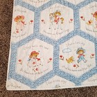 Vintage Baby Nursery Rhymes Crib Quilt 43 X 39
