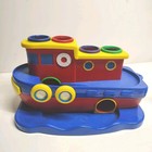 Discovery Toy Hammer Away Boat Large Kid Powered Learning Pound Roll Activity
