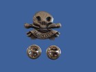 Skull And Bones Hat Pin Lapel Death Or Glory Head Double Post Pin New