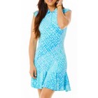 Ibkul Liz Sleeveless Polo Dress Size M Xl Jade Womens Golf Tennis New