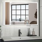 Lighted Medicine Cabinet With Mirror Wall Mounted Bathroom Mirror With Storage