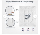 Premium Quilted 1000gsm Luxury Extra Thick Mattress Topper - Breathable   Fluffy