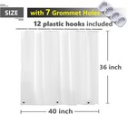 Waterproof Shower Curtain For Window Inside Shower  Plastic Bathroom Window Curt