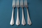 4 Salad Forks Lenox Butlers Gourmet 18 8 Plume China 7 1 8 