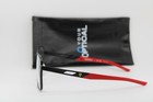 New Ferrari Fz 7005 101 Black Gunmetal Red Authentic Eyeglasses 58-17