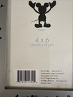 1999 Disney Mickey Mouse Cutout Mickey Silver Metal 4x6 Photo Picture Frame 