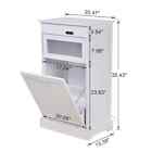 Kitchen Cabinet Tilt Out Trash Can Hidden Trash Bin Freestanding Garbage Cabinet