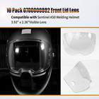 10 Pack 0700000802 Clear Front Cover Lens Fits  Sentinel A50 Welding Helmet