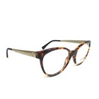 Versace Eyeglasses Frames Mod 3237 5208 Brown Tortoise Gold Cat Eye 52-17-140