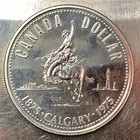 1975 Canada Specimen Proof  500 Silver Dollar Bu Km97