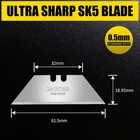 Utility Knife Blades  Sk5 Steel Box Cutter Blades With Dispenser  100-pack  