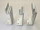 Lot Of 3 Flexlink Xlct 21x135 B Aluminum Beam Support Brackets - Open Box   New