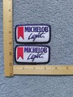 Lot Of 2 Rare Michelob Light Beer Iron On Patches  Free Shipping