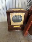 Vtg 1940s Garod Tabletop Tube Channel 1 Television Tv Am Fm Radio 920