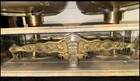Antique 1935 Casa Arciello Argentinian Trebol Balance Scale-marble-brass-glass