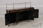 L74083  Theodore Alexander Regency Style Black   Gold Sideboard