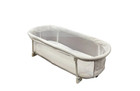 New -baby Delight Snuggle Nest Portable Bassinet Driftwood Grey