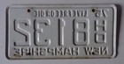 Vintage 1975 License Plate New Hampshire Hd 8132 Live Free Or Die 