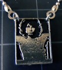The Doors Necklace New Vintage - Rare  Ball Chain Jim Morrison Pendant 1999