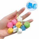 50pcs Dental Plastic Baby Milk Teeth Holder Storage Box Tooth Organizer Assorted